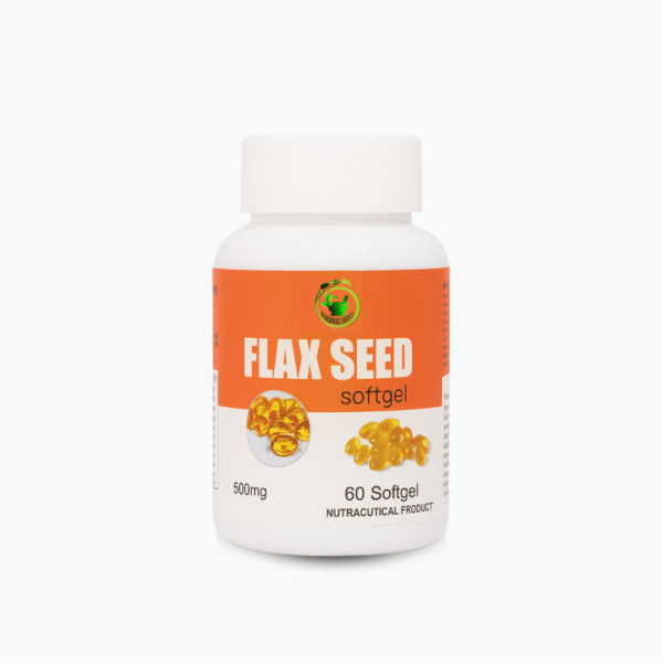 Flaxseed Oil Softgel Capsules – Omega-3 Rich Supplement